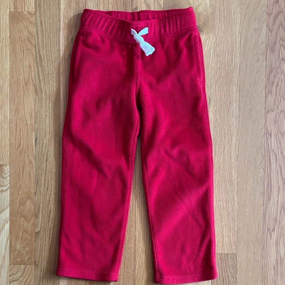4T Gymboree Red Fleece Sweatpants